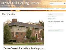 Tablet Screenshot of capitolhillhealingcenter.com